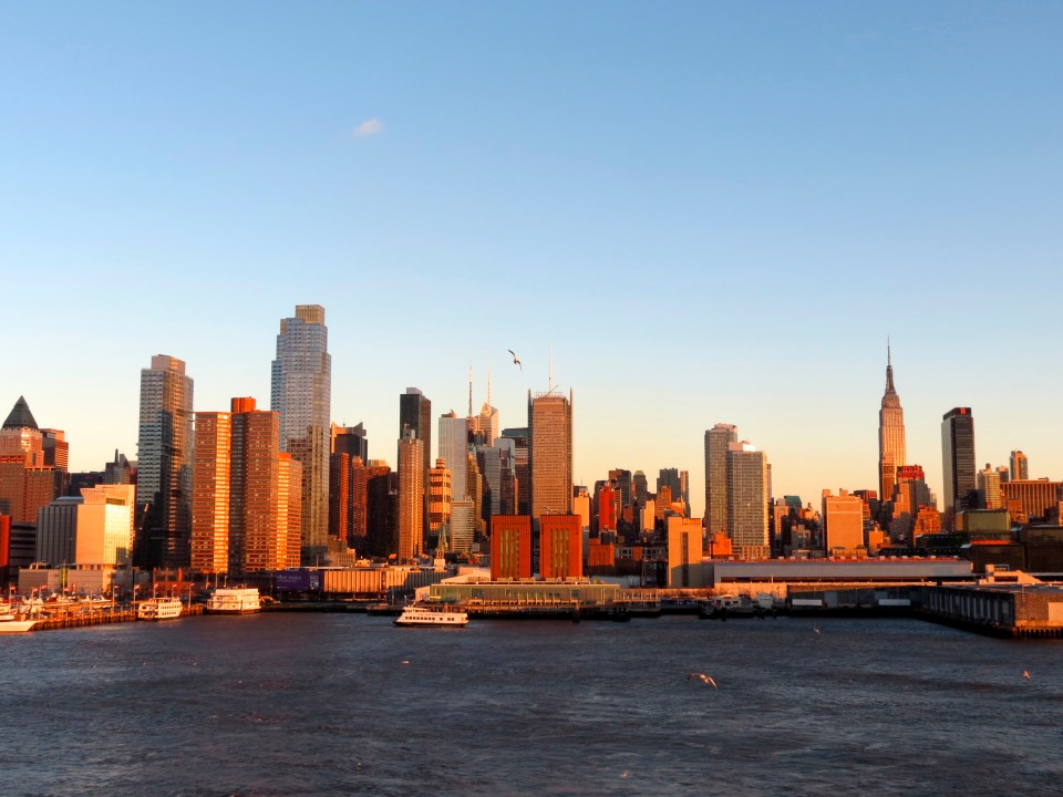 Midtown Manhattan from the Hudson River.