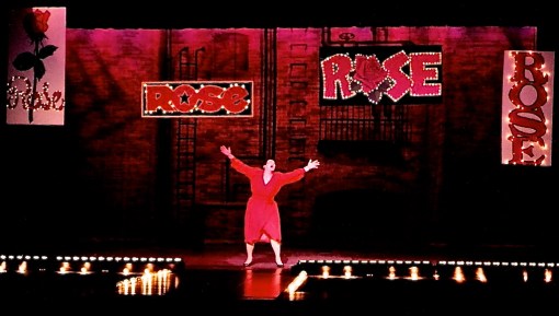 Peggy Pipilis as Mama Rose in the 1993 Elgin Summer Theatre production of Gypsy.