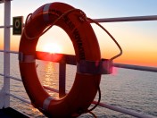 Sunrise on Regent Seven Seas Voyager.