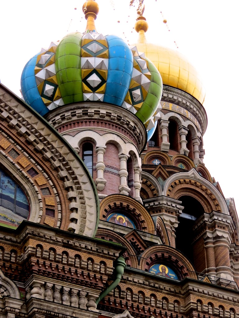 The onion domes of the Church of the Spilled Blood.