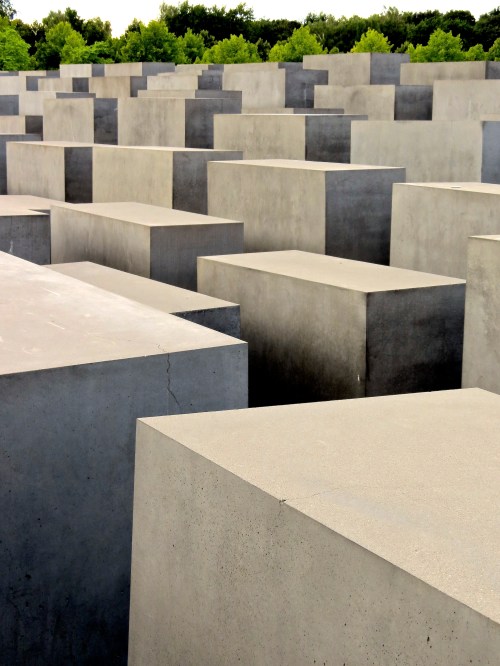 The Memorial to the Murdered Jews of Europe in the center of Berlin.