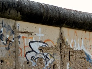 The Berlin Wall.