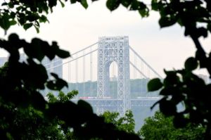 The George Washington Bridge from Fort Tryon Park.
