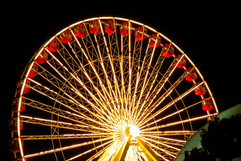 The Ferris Wheel at Navy Pier.