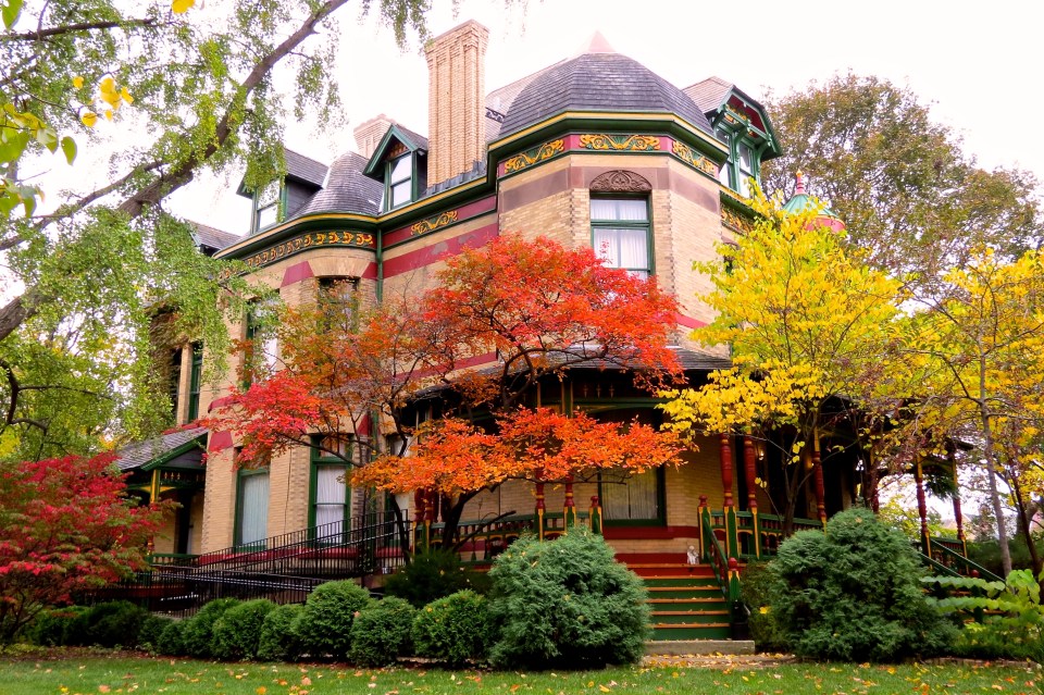 Autumn at 321 Division Street. 125 years old.