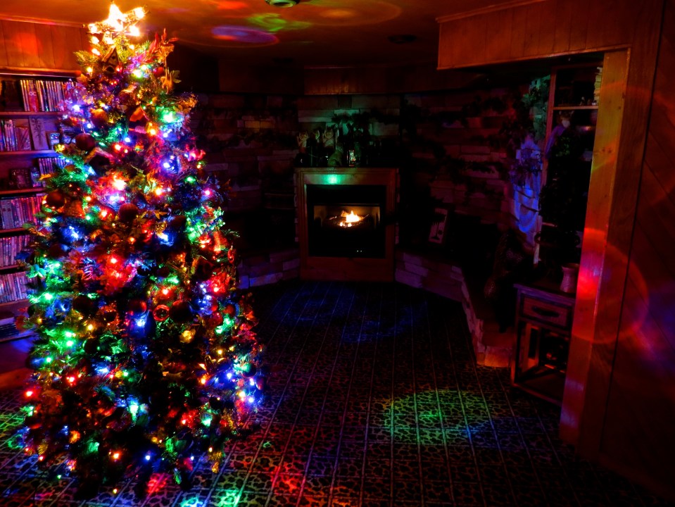 A view of the man cave.