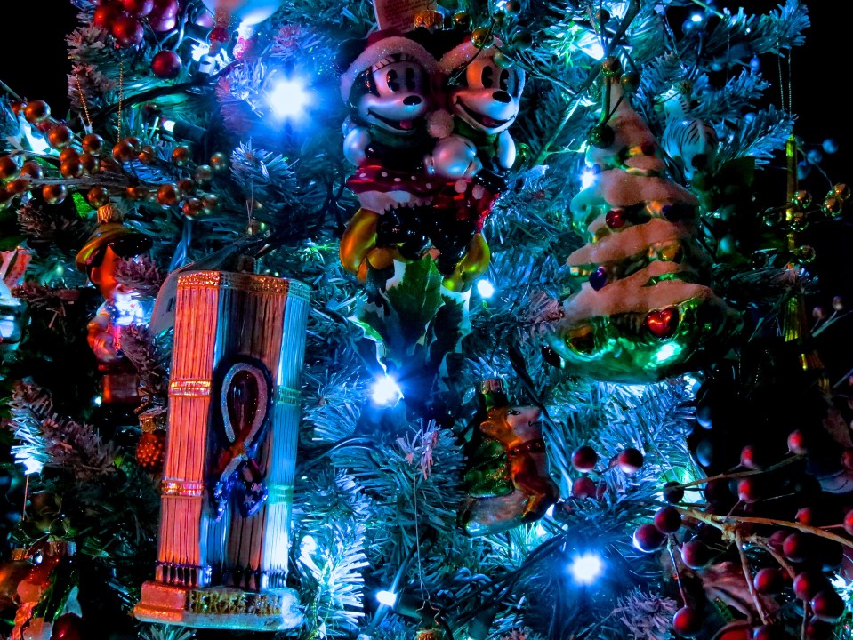 Mercury Glass Ornaments in the front Parlor.