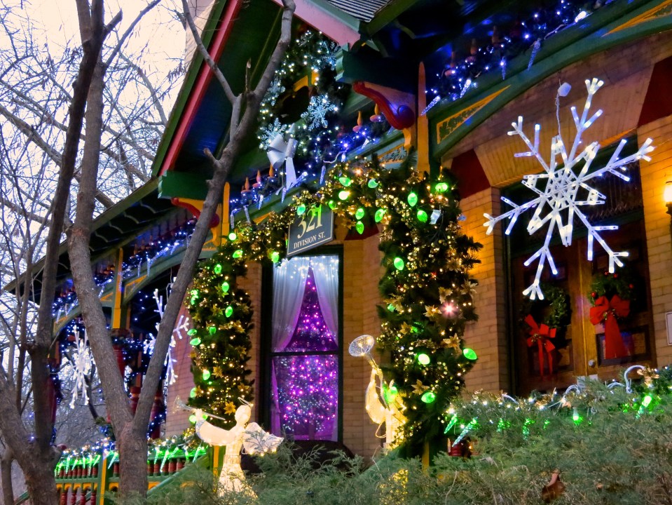 Front entrance before sunset.