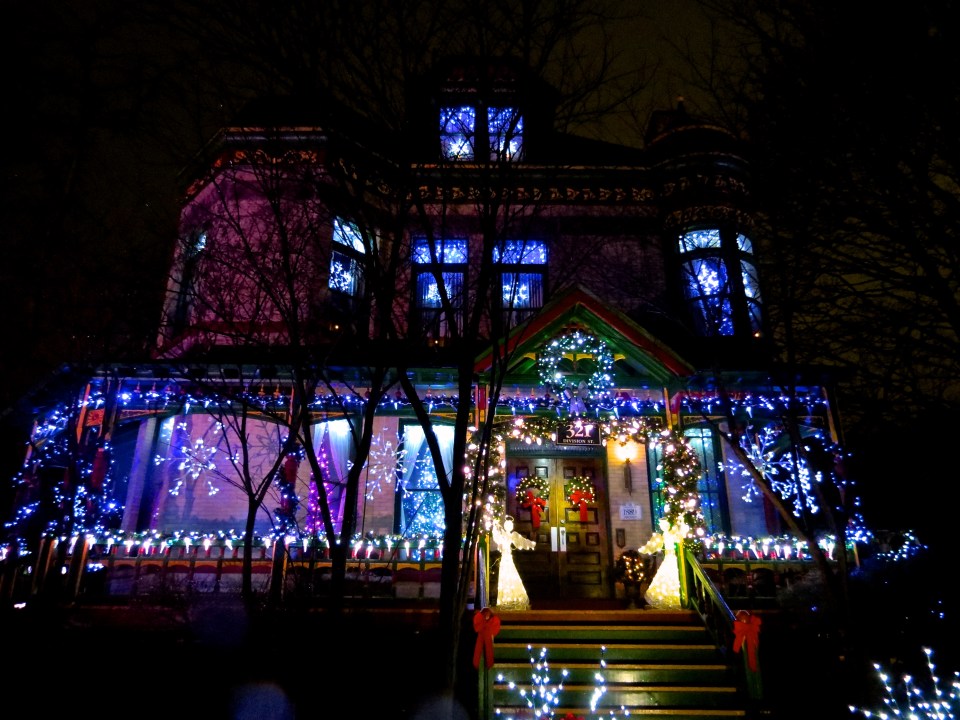 Christmas at 321 Division Street.