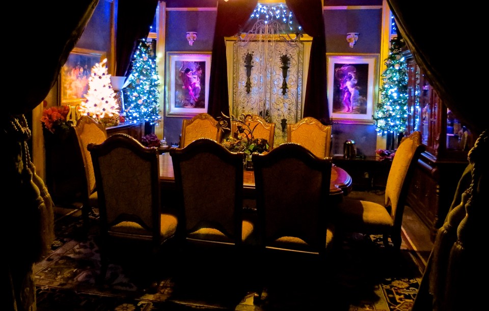 The dining room, originally the second or family parlor.