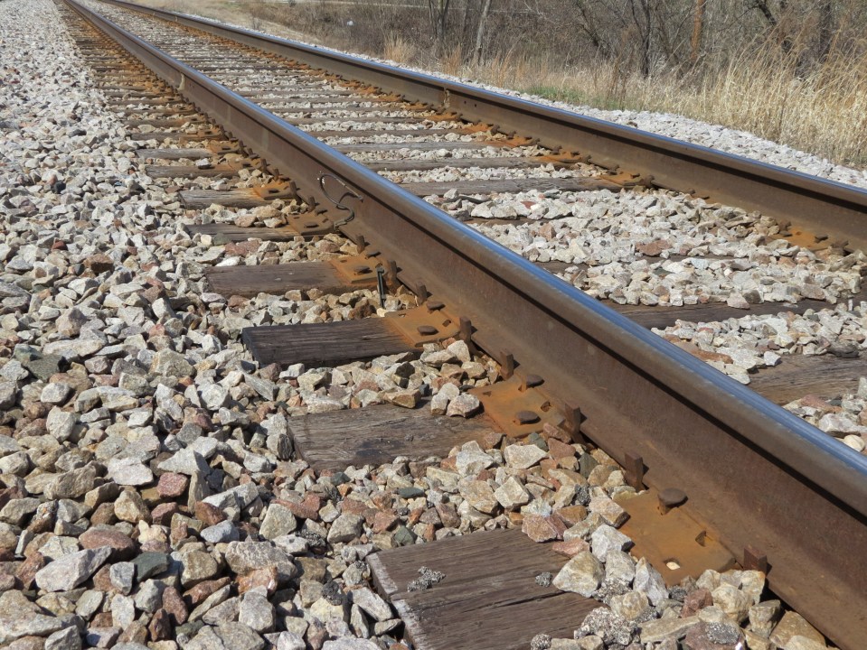 Much of the Fox River Trail follows along functioning and unused train track.