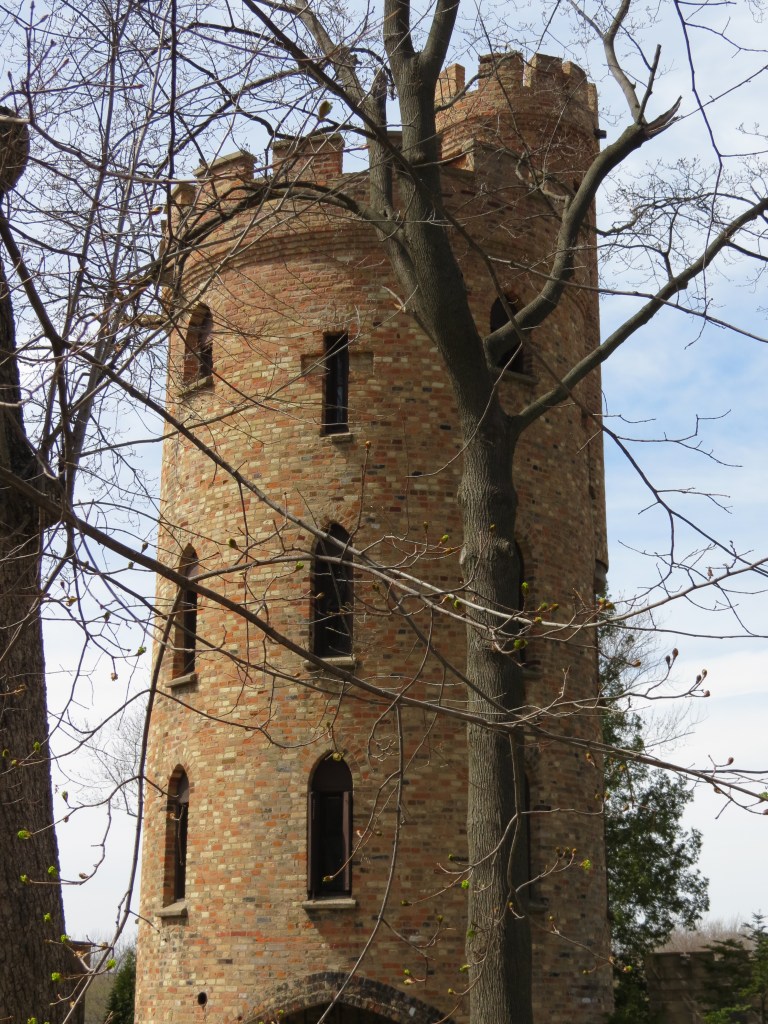 Pratt's Castle, north of downtown Elgin (1262 Cedar Ave, Elgin, IL) along the Fox River Trail.