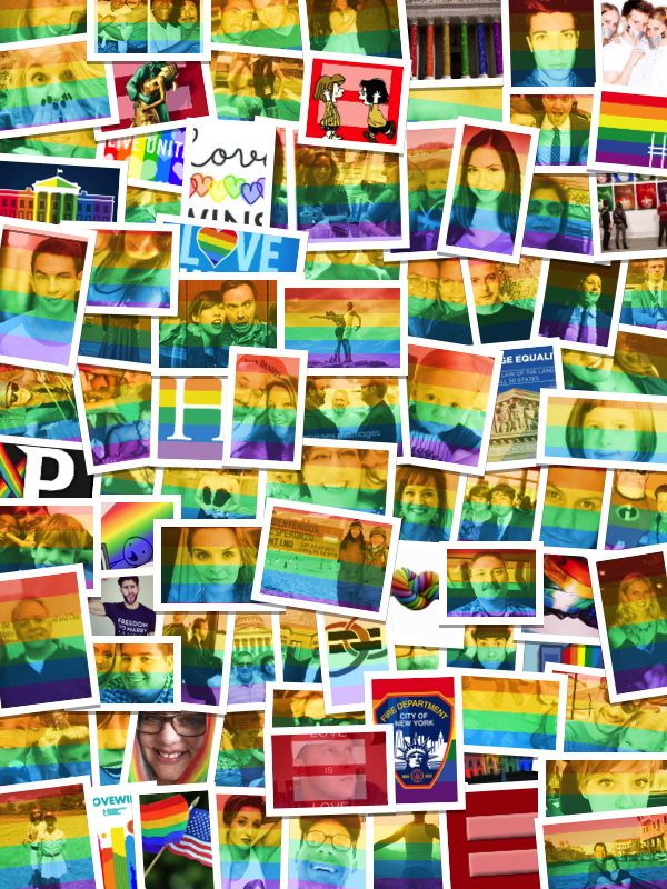 Some of the love being shared on Facebook.