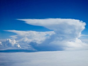 Beautiful cloud formation on the last leg of our journey to Siem Riep.