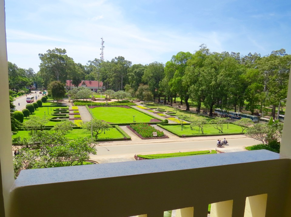 The view from our balcony.