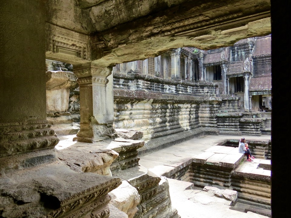 Inside the heart of Angkor Wat.