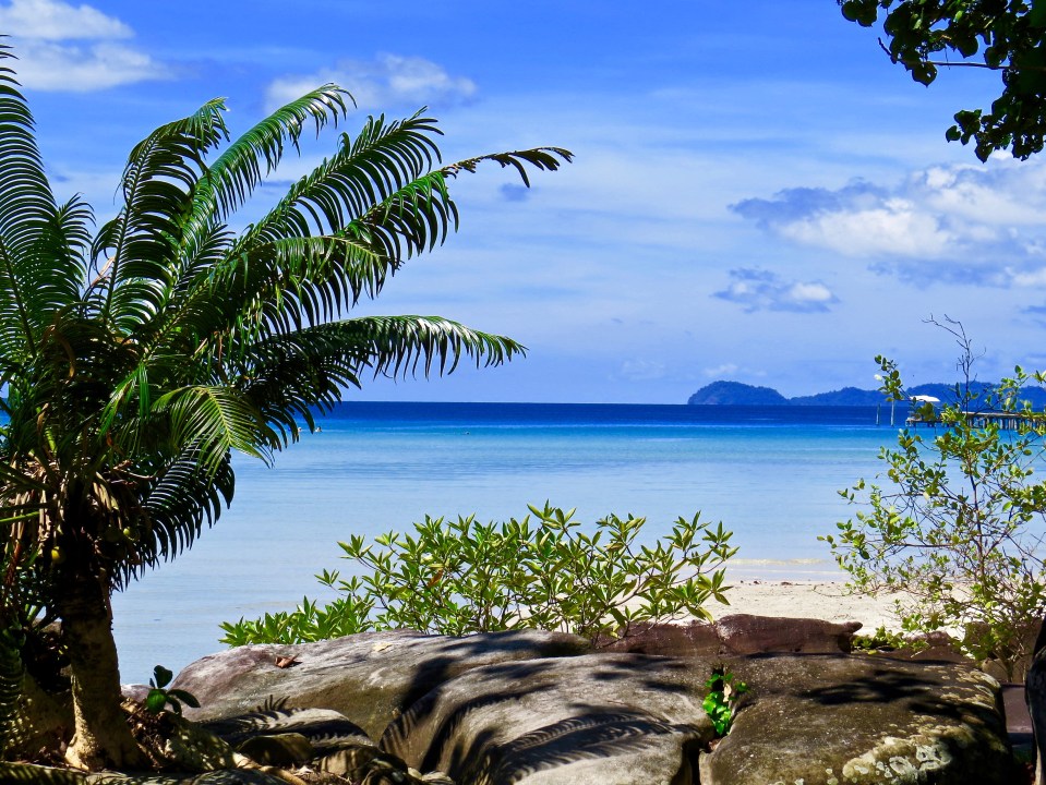 Looking out to sea from the island of Koh Kood.