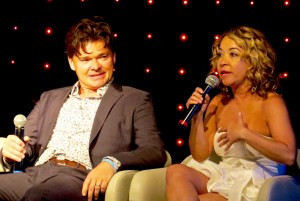 Hunter Foster & Jennifer Cody chat about their careers and relationship during their evening performance.