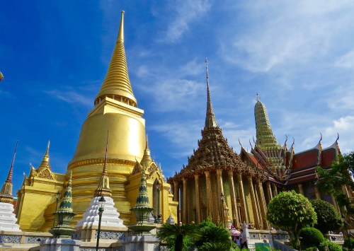 At the Grand Palace.