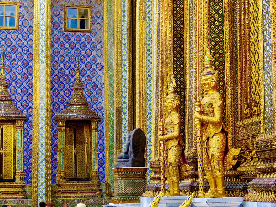 Stunning ornamentation at the Grand Palace.