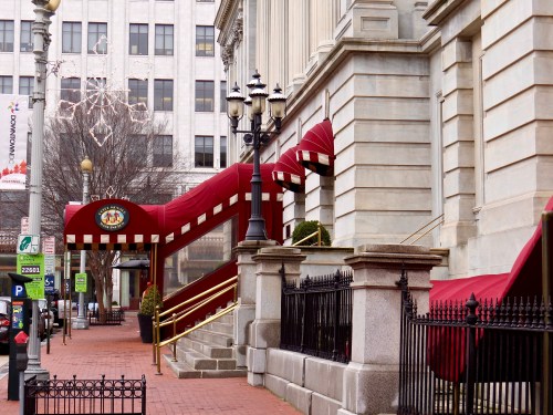 Street Entrance of Hotel Monaco.