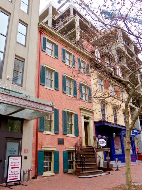 Petersen House where Abraham Lincoln died.