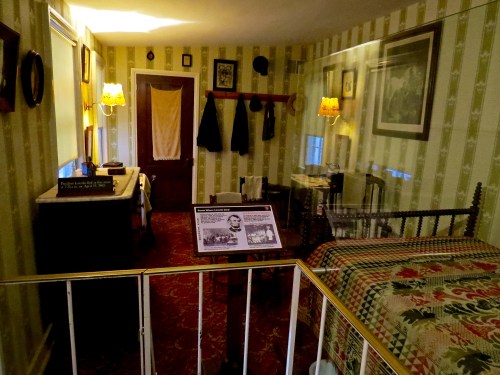 Inside the room where Lincoln died.