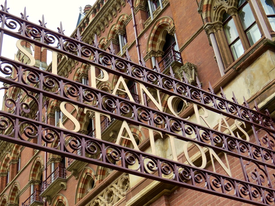Exterior at St. Pancras International.