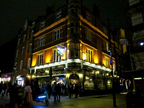 The Nags Head in the West End.