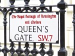 The London neighborhood of Queen's Gate.