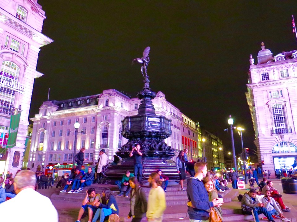 Piccadilly Circus.