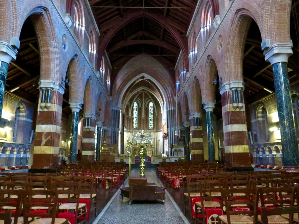 The Interior of All Saints' Anglican Church.