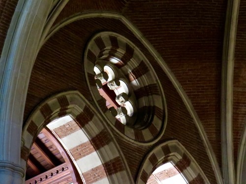 Detail inside All Saints' Anglican Church, Rome.