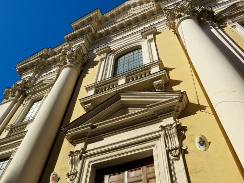 The exterior of Basilica dei SS Ambrogio E Carlo.