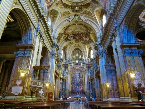 The Interior of Basilica dei SS. XII Apostoli.