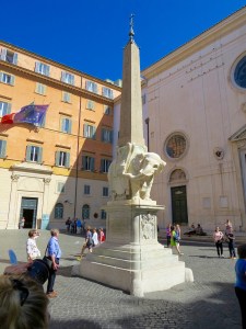 Bernini's Elephant and Obelisk.