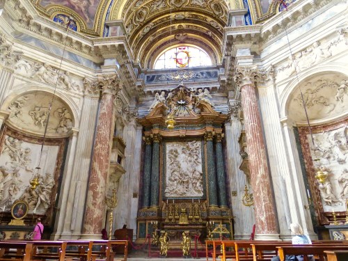 The Interior of Chiesa di Santi' Agnese in Agone.