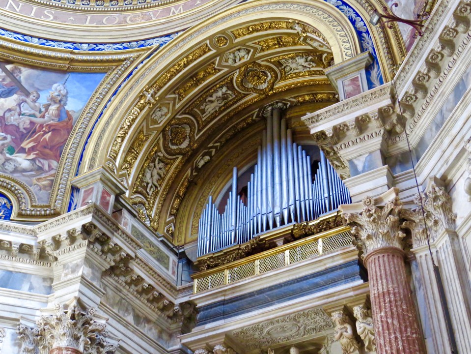 The Pipe Organ of Chiesa di Santi' Agnese in Agone.