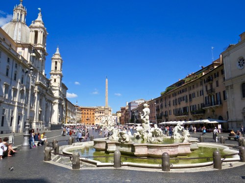 The historic Piazza Navona.