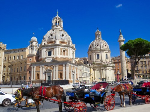 Near the Piazza Venezia.