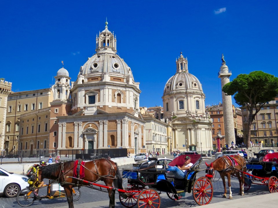 Near the Piazza Venezia.