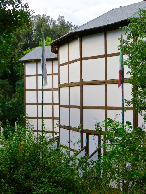 Rome's replica of Shakespeare's Globe Theatre in Villa Borghese.