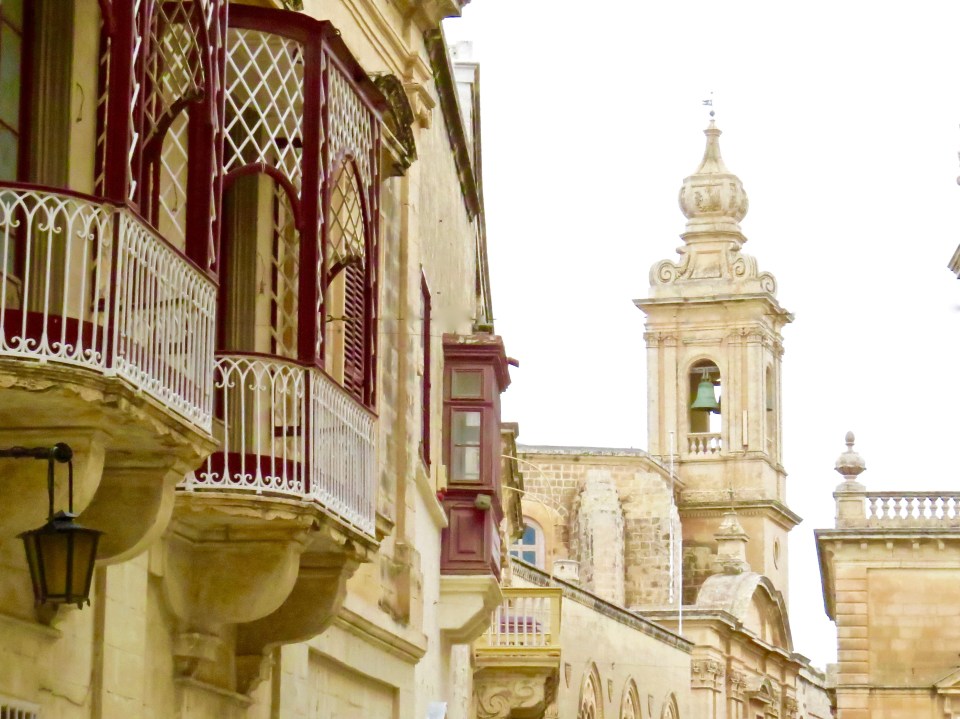 Exploring the walled city of Mdina.
