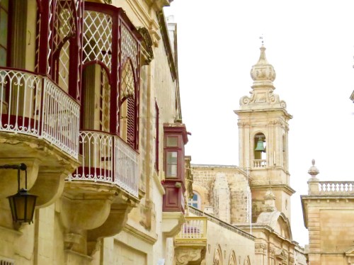 Exploring the walled city of Mdina.