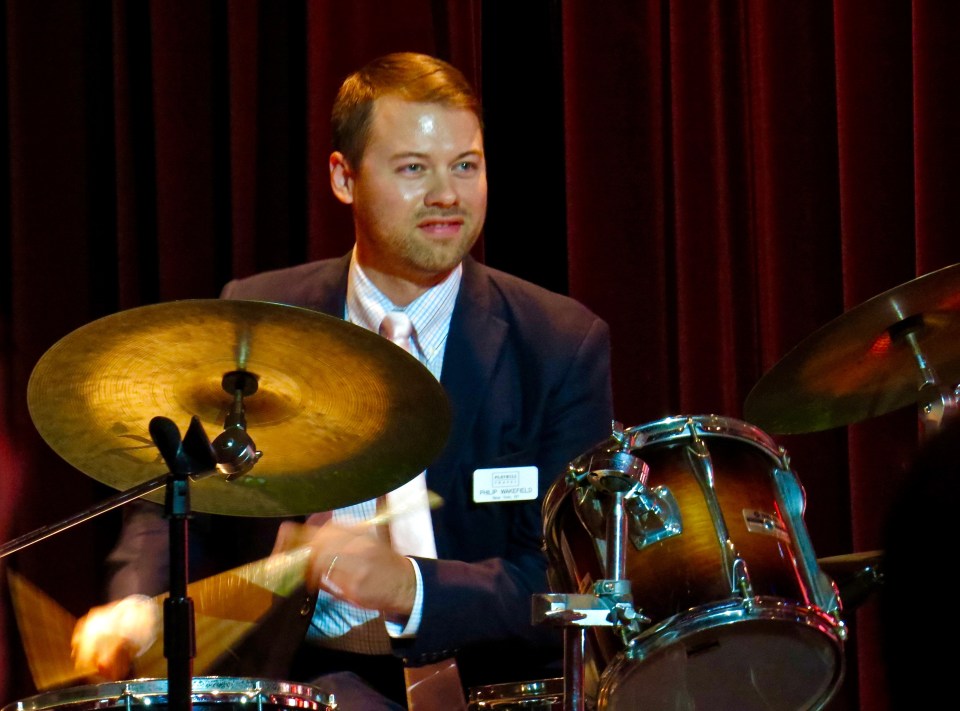 Philip Wakefield on drums.