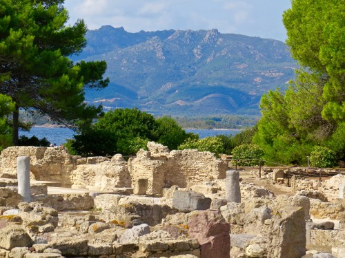 The Ruins of Nora set against a stunning backdrop.