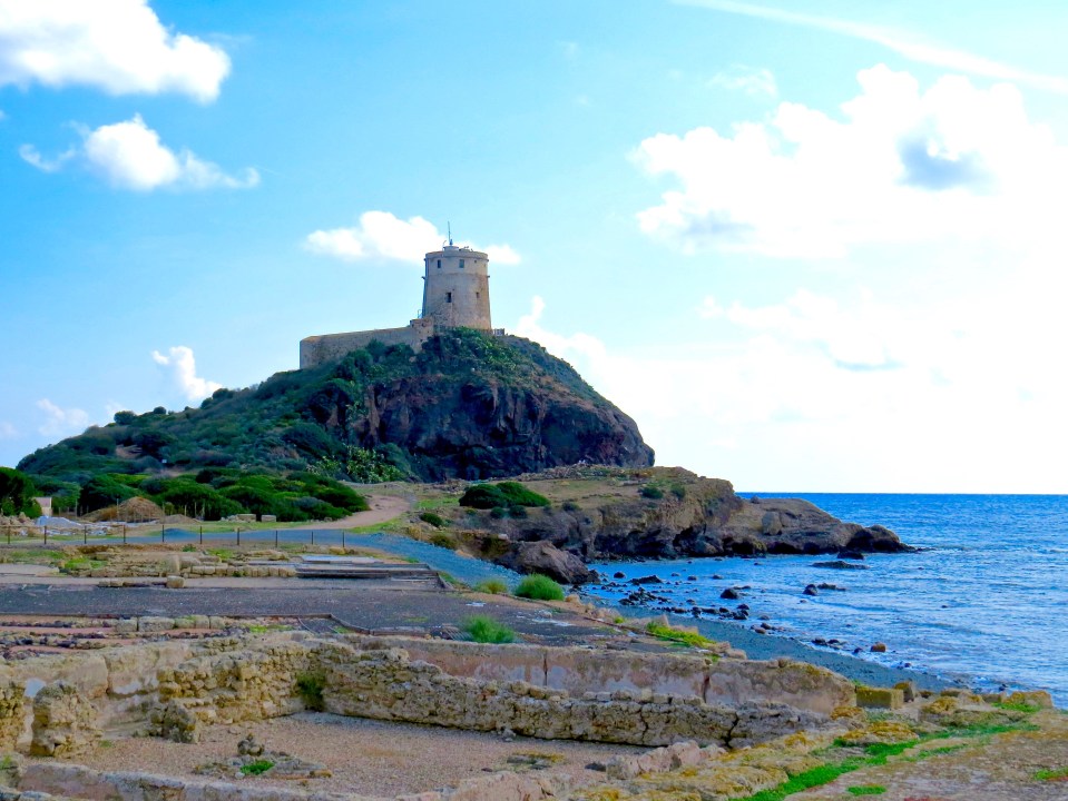 One of two watch towers at Nora.