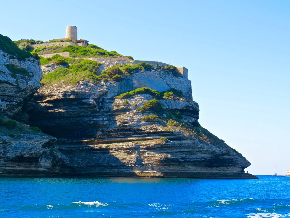 Leaving the harbour.