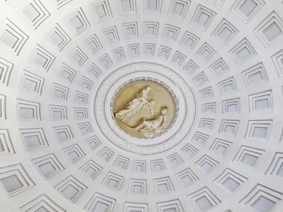 Domed Ceiling in the Vatican Museum.