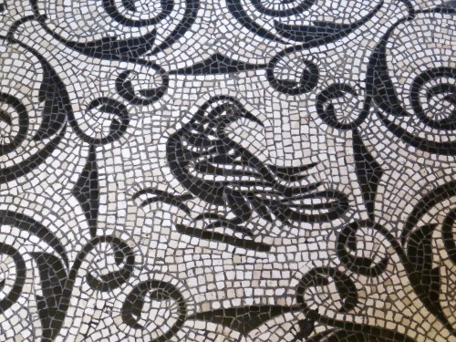 Roman Mosaic Floor in the Vatican Museum.